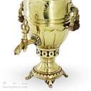 سماور برنجی زغالی کوچک 1 لیتری کد AH-148