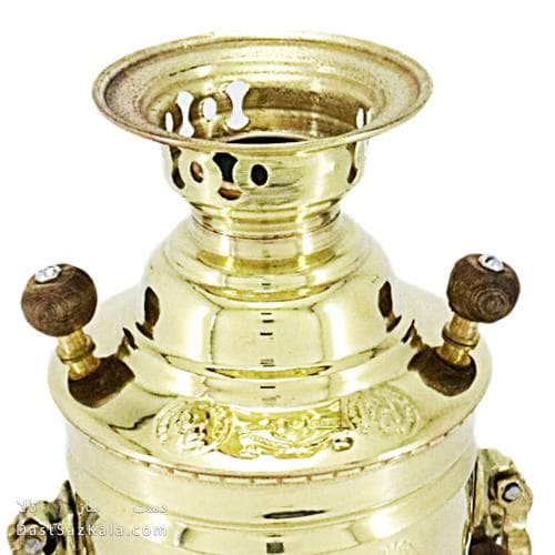 سماور برنجی زغالی کوچک 1 لیتری کد AH-148