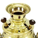 سماور ذغالی برنجی 1 لیتری مدل قلم زنی کد AH-151