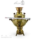 سماور زغالی برنجی آنتیک مدل هخامنشی 3 لیتری کد AH-135