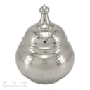 شکلات خوری مسی سفید درب دار 18 سانتیمتری کد AH-88