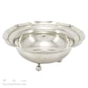 شکلات خوری مسی سفید سه پایه کوتاه جدید 20 سانتیمتری کد AH-94