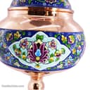 شکلات خوری مسی پایه دار مدل پرداز نانو شده کد MJ-17