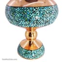 شکلات خوری مسی فیروزه کوبی شده اصفهان کد MJ-63