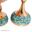 شکلات خوری مسی فیروزه کوبی شده اصفهان کد MJ-63