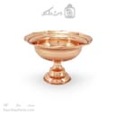 شکلات خوری مسی پایه دار زنجان به قطر 20 سانتیمتری کد AH-128