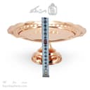 شیرینی خوری مسی جدید پایه دار فضلی قطر 25 سانتیمتری کدAH-121