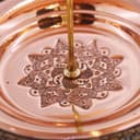 شیرینی خوری خاتم کاری مسی دو طبقه کد MJ-77