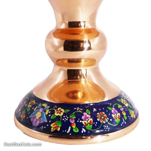 شیرینی خوری مسی دو طبقه مدل پرداز کد MJ-35