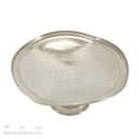 شیرینی خوری مسی پایه دار سفید مدل سه بعدی 26 سانتی کد AH-34