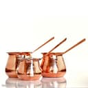 شیر جوش مسی زنجان چکشی دسته مسی متوسط کد NZ-23