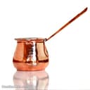 شیر جوش مسی زنجان چکشی کوچک دسته مسی کد NZ-22