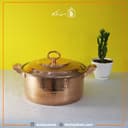 قابلمه مسی اصل زنجان مدل راسته 4 نفره متوسط کد PA-52