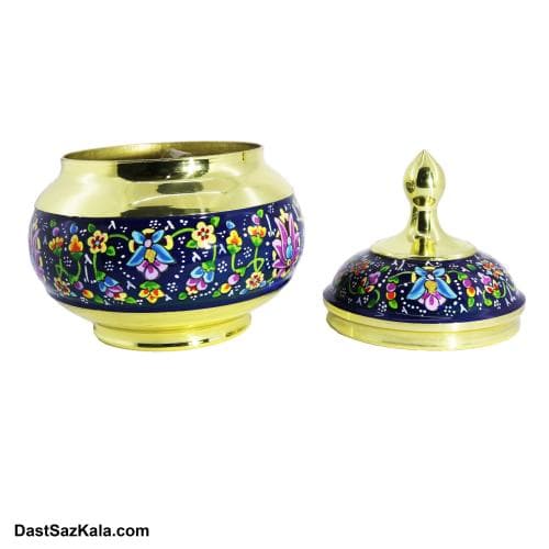 قندان برنجی کوچک طرح پرداز نانو شده کد MJ-53