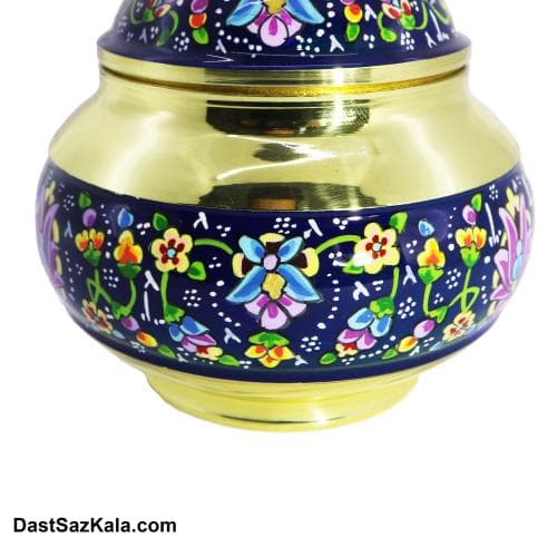 قندان برنجی کوچک طرح پرداز نانو شده کد MJ-53