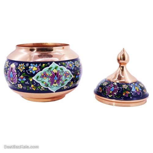 قندان مسی پرداز نانو شده 17 سانتیمتری کد MJ-10