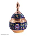 قندان مسی بدون پایه پرداز نانو شده 14 سانتیمتری کد MJ-12