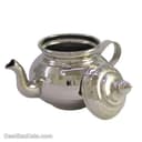 قوری مسی کوچک زعفران دم کن سفید زنجان کد SA-12