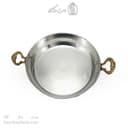 ماهیتابه مسی متوسط زنجان 19 سانتی دسته برنجی کد AH-157