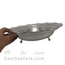 میوه خوری مسی سفید سه پایه جدید 32 سانتی کد AH-91