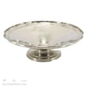 میوه خوری مسی سفید پایه کوتاه مدل دیبا 27 سانتیمتری کد AH-42