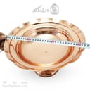 میوه خوری مسی پایه دار زنجان قطر 32 سانتیمتری کد AH-125