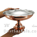 میوه خوری مسی پایه دار زنجان مدل خورشیدی کد AAS-14