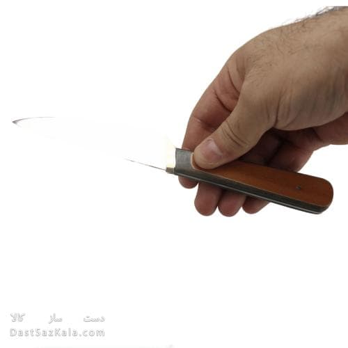 چاقوی آشپزخانه دم دستی زنجان دسته چوبی 21 سانتی MN-30