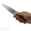 چاقوی آشپزخانه زنجان تیغه استیل دسته چوبی 26 سانتیمتری MN-28
