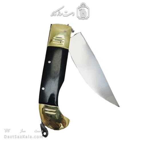 چاقوی دنده ای بزرگ زنجان 24 سانتیمتری دسته مشکی کد SHN-30