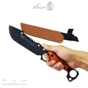 چاقوی سفری و طبیعت گردی زنجان 32 سانتیمتری با غلاف کد MS-20