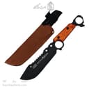 چاقوی سفری و طبیعت گردی زنجان 32 سانتیمتری با غلاف کد MS-20