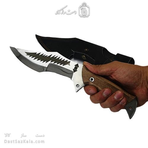 چاقوی شکاری ساخت زنجان 29 سانتیمتری با غلاف کد MS-22