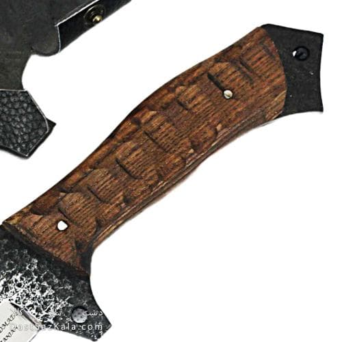 چاقوی طبیعت گردی دست ساز زنجان 35 سانتیمتری با غلاف کد MS-21