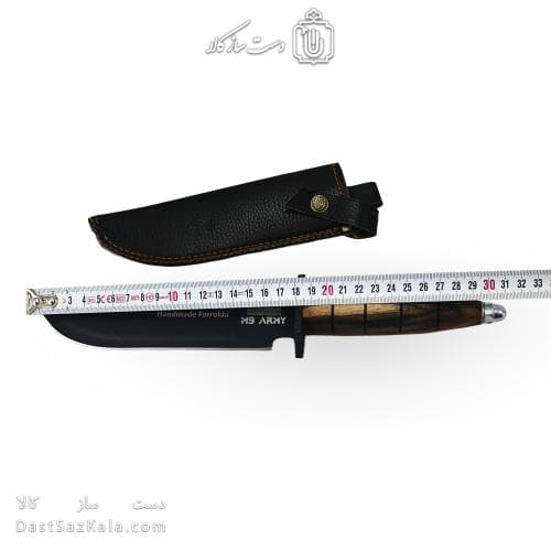 چاقوی طبیعت گردی زنجان 30 سانتیمتری با غلاف کد MS-18