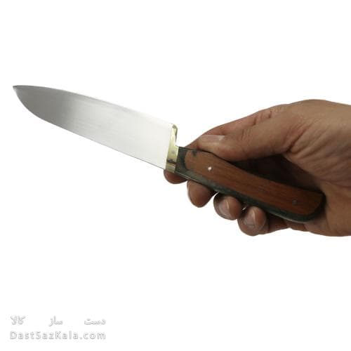 چاقو دم دستی حیدری زنجان دسته چوبی 24 سانتیمتری کد MN-40