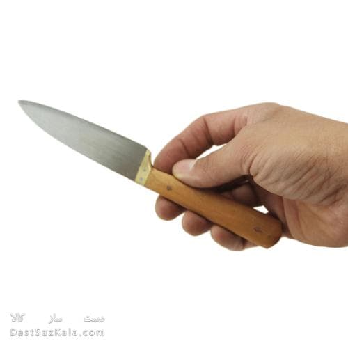 چاقو دم دستی کوچک زنجان دست ساز دسته چوبی 20 سانتی MN-24