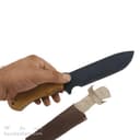 چاقو شکاری زنجان با غلاف به طول 28 سانتیمتری کد MN-82