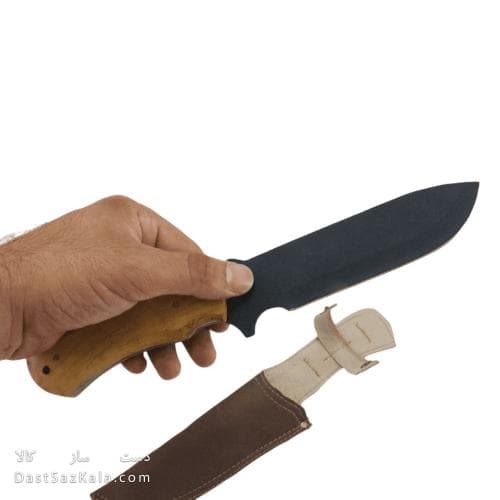 چاقو شکاری زنجان با غلاف به طول 28 سانتیمتری کد MN-82