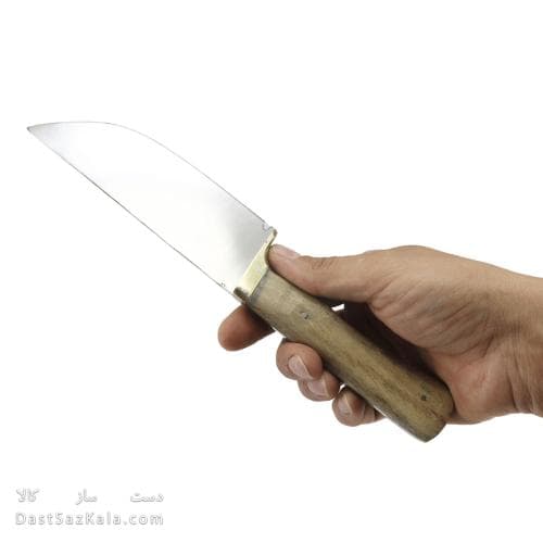 چاقو شکاری کوچک دست ساز دسته چوبی 27 سانتیمتری کد MN-49
