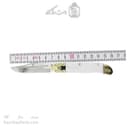 چاقو ضامن دار تاشو زنجان 16 سانتیمتری دسته سفید کد SHN-36