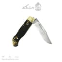 چاقو ضامن دار جیبی زنجان 18سانتیمتری دسته کائوچوی کد SHN-20