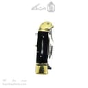 چاقو ضامن دار زنجان 19 سانتیمتری دسته مشکی کد SHN-28