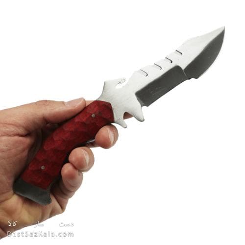 چاقو ماهیگیری زنجان دسته چوبی 23 سانتیمتری کد MN-44