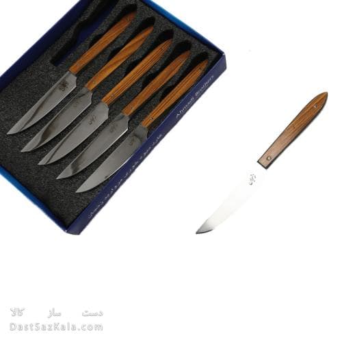 چاقو میوه خوری زنجان ست 6 تایی 16 سانتیمتری کد MN-62