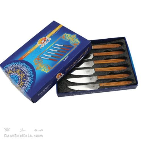 چاقو میوه خوری زنجان ست 6 تایی 16 سانتیمتری کد MN-62