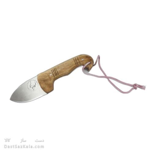 چاقو پوست کن استیل زنجان دسته چوبی 18 سانتیمتری کد MN-69