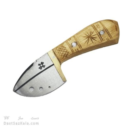 چاقو پوست کن زنجان دسته چوبی 14 سانتیمتری کد MN-65