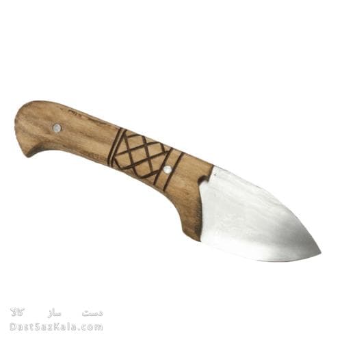 چاقو پوست کن زنجان دسته چوبی 18 سانتیمتری کد MN-66