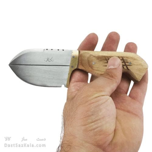 چاقو پوست کن زنجان دسته چوبی 18 سانتیمتری کد MN-70